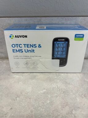 NEW AUVON OTC TENS & EMS Unit Digital Muscle Stimulator Pain Relief Device
